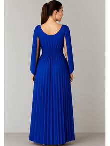 Women Dresses - Royal Blue - View 2