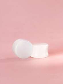 1 Coppia di Orecchini Plug di Moda Stile Rock con Pietra Occhio di Gatto in Vetro, Gioielli per il Corpo Unisex Adatti per Uso Quotidiano e Raduni