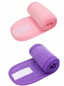 1 pezzo/2 pezzi/3 pezzi Fascia regolabile per spa e trucco da donna, adatta per il lavaggio del viso, accessorio morbido per asciugamano e acconciatura, accessori per la cura della pelle, bellezza, prodotti per la cura della pelle, spa, cura di sé, strumenti per la cura della pelle, cura del viso, forniture per estetista, pelle, detergente viso, trattamento viso