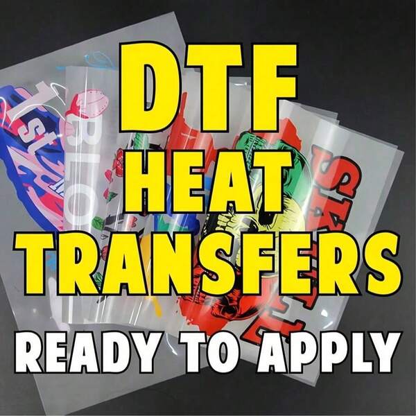 Customize A Personalized Customized DTF Thermal Transfer Vinyl Decal In Various Sizes-Very Suitable For DIY T-Shirts, Hoodies, Jackets, Hats, Canvas Bags, Etc.-Durable And Easy To Paste On Various Fabrics-Use Your Own Words, Images Or Logos To Create A Unique Design, And Customize DTF Transfer Stickers To Customize Full-Color DTF Printing-High Quality.
