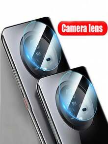 2 件 9H 硬度相机镜头保护膜玻璃适用于华为/荣耀 Magic 5/6/7 Lite 90 100 200 300 400 Pro X9A X9B X9C X9 X8 X7 /Redmi Note 15 14 13 Pro+/兼容 17 系列钢化玻璃膜 - 無色 - 查看 21