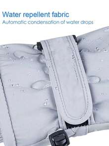 冬季滑雪手套，保暖防风骑行手套，户外经典加厚保暖防寒防风防水骑行登山手套 - 彩色 - 查看 6