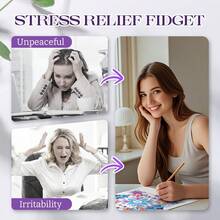 Adult Deluxe Mandala Coloring Book - White Mandalas & Intricate Patterns, Suitable For Leisure & Entertainment - Simple & Easy Designs - Perfect For Holidays, Halloween, Christmas, Ramadan, Valentine's Day And Parties - A4 Size, Thick Paperback, Unisex