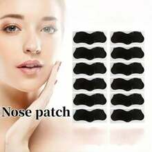 Black Head Nose Strips (Needs To Be Moistened Before Use), Natural Charcoal Blackhead Removal Cleansing Strips, Large Self-Adhesive Nose Pore Strips, Suitable For Blackhead And Pore Cleansing, Deep Cleansing, Blackhead Remover, Effective Oil Control, Unisex - Multicolor - View 9