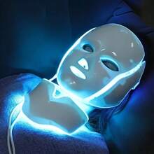 [LED Facial Mask] 7 Colors LED Facial Mask Device - Beauty Skin Care Mask Machine, Facial Skin Care Tools For Valentine's Day And Other Festivals - 美規A型插(110-127V) - 查看 7