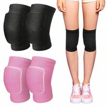 MMSZHL 2 Pares Rodilleras Deportivas, Protector de Rodilla Baloncesto, Protección Antideslizante y Absorción de Impactos, Esponja Gruesa, para Fútbol, Baloncesto, Baile () - L - Ver 8