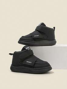 Botas de nieve antideslizantes para niños pequeños, modelo 2025, botas cortas para niños, suela blanda, para niños y niñas, invierno