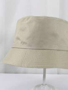 1pc Adjustable Outdoor Adult Bucket Hat, Sun Protection Casual Hat, Suitable For Spring/Autumn Travel, Beach Vacation, Men's Sun Hat, Stylish For Young Adults,Summer,Holiday - Bucket Hat - View 8
