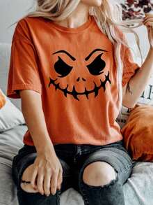 Women T-Shirts - Orange - View 1