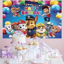Paw Patrol Paw Patrol Authorized Supplies And Decorations For Birthday Party Cake Table, Backdrop, Banner, Perfect Birthday Party Room Decoration, Wall Background, Photo Booth Props, Party Decorations Anime Figure Decoration Anniversaire Pat Patrouille