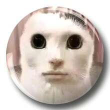 1 件 4.4 厘米/1.73 英寸图案安全别针徽章、纽扣徽章、胸针徽章，适合佩戴在衣服、包包、背包上，是送给家人和朋友的有趣礼物