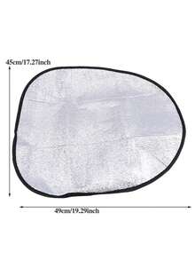 1pc Steering Wheel Cover, Heat Insulation Protective Sleeve With Reflective Surface, Suitable For SUV, Truck, Van, Sedan - Fits Most Vehicles - Multicolor - View 6