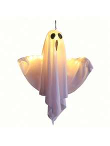 Halloween LED Hanging Ghost Light, Battery Powered Decorative Ghost Lamp, Create Holiday Atmosphere, Non-Waterproof Ceiling/Desktop Lighting, Toggle Switch - Multicolor - View 14