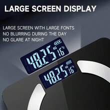 Smart Digital Weight And Body Fat Scale, High Precision, Bathroom Weighing Scale, Connects To Mobile App To Measure 17 Indicators Including Weight, BMI, Etc.