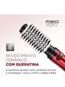 Mondial ER-11-KR Rotating Straightening Brush, Hot Cold Air, Dry Brush, 1000W - 查看 3