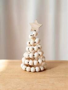 1 قطعة ديكور عيد الميلاد بطراز جديد، شجرة عيد الميلاد الخشبية الإسكندنافية الإبداعية، ديكور مكتبي مناسب لجميع فصول السنة