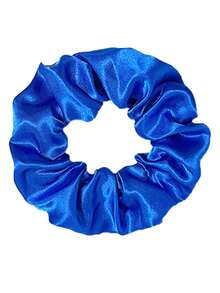 Bộ 16 chiếc dây buộc tóc thời trang nữ màu trơn satin xanh ombre, dây buộc tóc, dây chun buộc tóc đuôi ngựa, phụ kiện tóc tại nhà, phụ kiện làm đẹp - Màu xanh lam - Xem 7