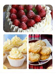 Set de Utensilios de Repostería, Herramientas para Hacer Pasteles con Base Giratorio para Tartas, Boquillas y Bolsas para Manga Pastelera | Alisador y Espátulas, Accesorios de Pastelería (137 Piezas) - Multicolor - Ver 6