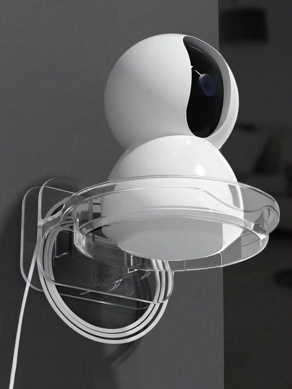 حامل دائري لكاميرا المراقبة المثبتة على الحائط بشكل متناسق، رف تخزين لغرفة الأطفال قطعة واحدة