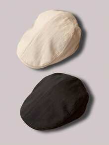 1pc French Beret, Vintage Craftsmanship, Lightweight And Comfortable, Suitable For Vacation, Outing, Travel, Street Photography, Creating A Relaxed Parisian Style