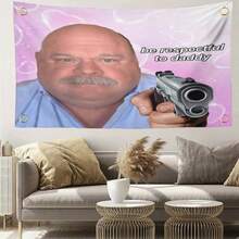 Be Respectful To Daddy 3x5 Ft Flag, Durable Polyester Banner, Perfect For Dorm Decoration And Outdoor Parties, Makes A Great Gift For Men And Women - 3x5英尺 - 查看 2