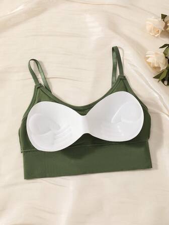 5pcs/Set Women's Wireless Backless Adjustable Strap Breathable Bras