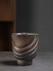 1pc 260ml Household Water Cup, Breakfast Cup, Milk Cup, Oatmeal Cup, Latte Art Cup, Creative Crackle Glaze Cup, Retro Ceramic Mug, Crackle Glaze Mug, Coffee Cup, Couple Cup, Hanging Ear Coffee Cup, Latte Art Cup - Multicolor - View 16