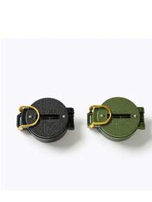 1 pieza Brújula multifunción para supervivencia en la naturaleza con cubierta impermeable para acampada, guía americana para el campamento