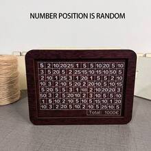 Salvadanaio in legno, Barattolo di risparmio in legno, Salvadanaio in legno con obiettivo di conteggio delle monete, Salvadanaio in legno adatto per ragazzi e ragazze, forniture scolastiche, Ritorno a scuola