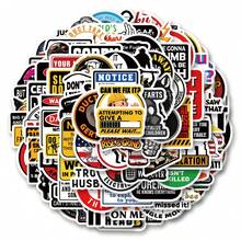 100张安全贴纸，适用于安全帽、警示帽、卡通图案、字母、涂鸦等。美观耐用，防水乙烯基材质，可用于笔记本电脑、手机、汽车、滑板、水瓶、剪贴簿、电脑、日记本等。 - C - 查看 10