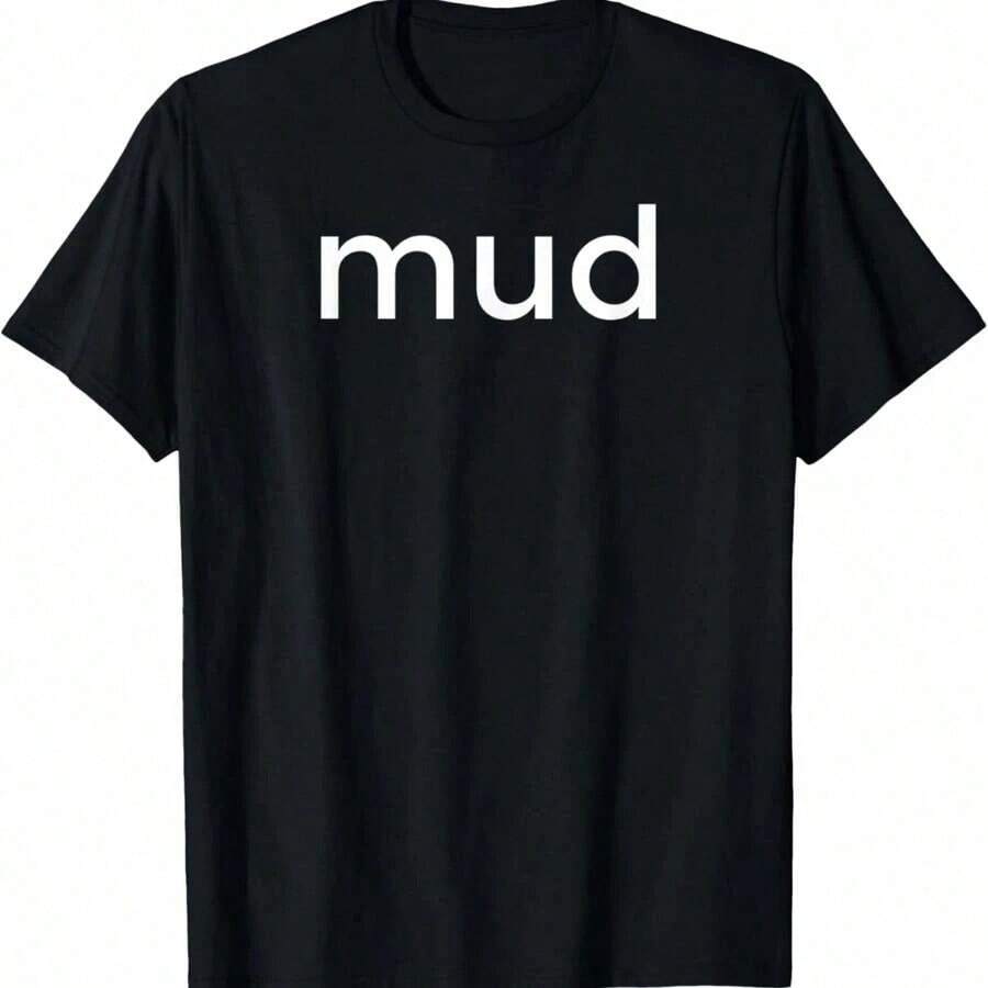 Camisa de barro. Camiseta Mud Runner. Mud Bogging. Carreras de barro. - Negro - Ver 1