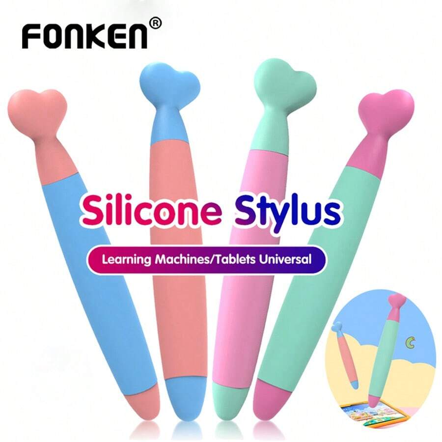 Silicon Stylus Pen Professional Writing Drawing Handwriting Capacitive Touch Screen Pen Compatible With IPhone Tablet Android - Universal - View 1