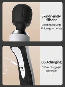 New Handheld Massage Stick, Small Electric Massage Hammer Kneading Vibration Massager, Rechargeable Multi-Function Massage Device, Portable Massage Hammer Mini Massage Hammer For Full Body Muscle Relaxation, Neck, Back, Shoulder, Waist