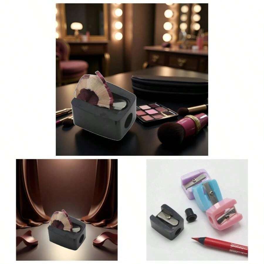 Black Beauty Eyebrow Pencil With Comb And Sharpener, Cosmetics Sharpener, Makeup And Accessories