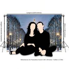 Horizontal Photographic Background For Photo Shoots Sublimated Fabric 3D Fireplace Garland Realistic Christmas Scene 2.20x1.50cm - FF-3264 - 查看 5