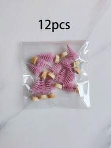 5/12 Stück Mini Kiefernholz Tischplatte Weihnachtsbaum - Künstlicher kleiner Sisal Seiden Zedernbaum, dekorativer weißer Zedernholz Tischbaum für Zuhause, Feiertage, Neujahr Dekorationen, Weihnachtsdekoration Zubehör, Raumdekoration, Heimdekoration, Bürodekoration, Themenparty Dekoration, Weihnachtsdekoration, Weihnachtsbaum