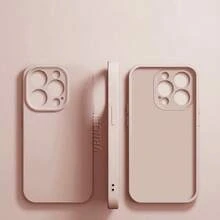 VRNOEI Carcasă de telefon cu protecție pentru lentile nouă, compatibilă cu 16, 15, 11, 14, 13, 12, 17 Pro Max, compatibilă cu 17 Air, 16, 14, 15 Plus, rezistentă la șocuri