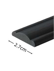 1卷，1米/3米长，优雅自粘PVC装饰条 - 柔韧可弯曲，适用于墙面、地面和橱柜 - 安装简便，欧式家居及地面装饰，墙面装饰，家居点缀 | 光面 | PVC材质 - 彩色 - 查看 12