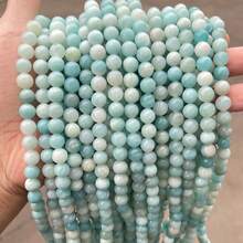 15 Inches 4/6/8/10mm Natural Amazonite Round Beads, Healing Stone To Enhance Courage And Communication, For DIY Jewelry Making/Bracelets/Necklaces And Handicraft Accessories - Multicolor - View 11