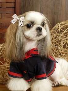 4/8pcs Pet Bow Hair Clips Set, Dog Hair Accessories, Cat Hair Clips, Cute Bow French Bulldog Cat Hair Decor, Holiday Decoration (Random Colors)