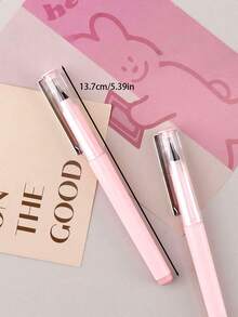 قلم رصاص قابل للمسح لا نهائي 1/2 قطعة، قلم رصاص أبدي للكتابة HB بدون حاجة لشحذ، قرطاسية كاواييي جميلة، لوازم مدرسية