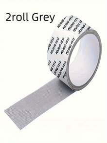 1 Roll Window Screen Repair Tape, Anti-Mosquito Screen Patch Tape, Self-Adhesive Screen Repair Tape, Screen Repair Kit, Glass Fiber Repair Kit, Window Screen Repair Tape, Screen Patch Tape, Glass Fiber Door/Window Tear Hole Repair Kit, Cuttable And Self-Adhesive, For Door/Window Screen, Curtain Repair Tape, Self-Adhesive Door And Window Leak Hole Repair Patch For Common Issues Such As Worn Holes And Tears In Window Screen