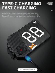 WEST BIKING Number Plate Taillights - LED Number With Digital Display, Suitable For Road Bicycles | Rechargeable Riding Taillights Night Riding Accessories