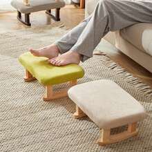Cute Wooden Footstool, Small Bench For Bedroom, Living Room, Apartment, Entryway, Vanity Stool