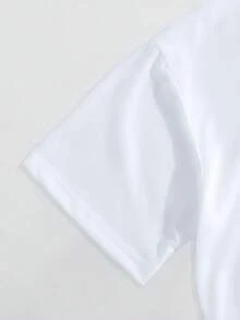 Women's Merry Christmas Reindeer Print T-Shirt, Comfortable Fit Short Sleeve Top, Machine Washable, Casual Wear For All Seasons, Women's Christmas T-Shirt, Christmas Party Shirt, Playful Print Design