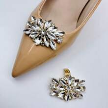 2 pezzi Accessori per tacchi alti, decorazioni per scarpe, facili da applicare e rimuovere, adatti per tacchi alti, scarpe da sposa, uso all'aperto, matrimonio, festa, casa, vacanza, scuola, ufficio e altre occasioni - Multicolore - Visualizzare 10