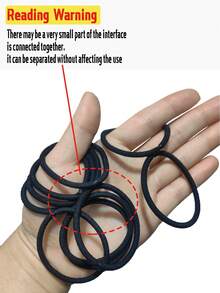 10 Piezas/40 Piezas/80 Piezas/100 Piezas Lazos para el cabello negros de alta elasticidad y grosor, accesorios para el cabello para peinados, scrunchies de cuerda para el cabello, sujetadores de cola de caballo - Herramientas de peinado, bandas de goma, accesorios para el cabello multifuncionales para cabello grueso y rizado para mujeres u hombres, no dañan el cabello, reutilizables, adecuados para la vida diaria, al aire libre, ducha, banda elástica, fiesta casual, trabajo, transporte, deportes, campus, citas, vacaciones, gran regalo para mamás, amigos, parejas, compañeros de clase