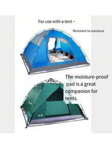 1 Stück faltbare Camping Matte, Zeltunterlage, Picknick Stranddecke, tragbare Outdoor Picknick Matte für Camping, Wandern, Trekking