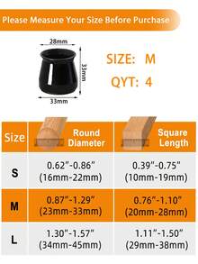 4/8/16/24 件椅腿地板保护垫，硬木地板家具垫，椅腿家具滑块，硅胶椅腿盖，防止地板刮擦并减少噪音，适用于各种室内场景（灰色）