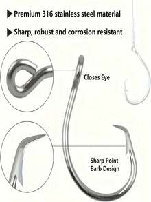 2pcs Anti-Foul Double Hook Rig Set: Suitable For European Carp Fishing, Bypassing Weeds, Rocks And Silt - Silver - View 2